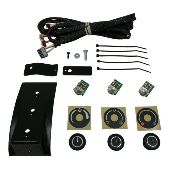Vintage Air 1955-59 Chevrolet Pickup SureFit™ Control Panel Conversion Kit Standard 473258