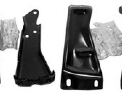 Key Parts '73-'80 Fleetside Complete Rear Bumper Bracket Kit 0850-023 B