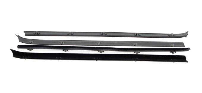 AMD Front Door Beltline Window Felts, Inner & Outer, 81-91 Chevy GMC CK Truck SUV 582-4081-1S