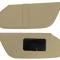 Acme Auto Sun Visor Set, Driver Side Map Strap & Passenger Side Mirror SV598