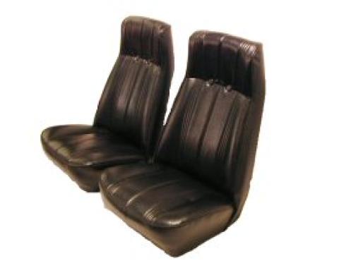 Acme Auto High Back Front Buckets and Rear Bench Seat Upholstery without Seat Belt Cutouts U177A