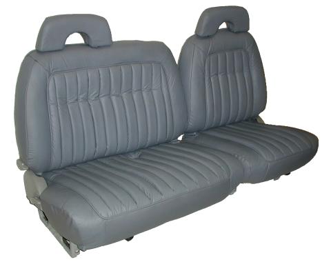 Acme Auto Front 60/40 and Seat Upholstery w/o plastic hinge cover, W/ Head Rest U123A