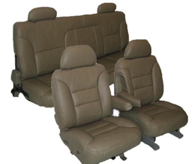 Acme Auto Front Buckets and Rear Bench Seat Upholstery With Arm Rest and Head Rest U118