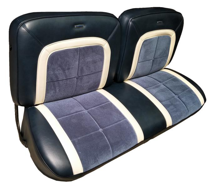 Acme Auto Front Bench  with Closed Back and Rear Bench Seat Upholstery U531