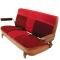 Acme Auto High Back Front Buckets and Rear Bench Seat Upholstery with Seat Belt Cutouts U186