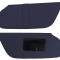 Acme Auto Sun Visor Set, Driver Side Map Strap & Passenger Side Mirror SV598