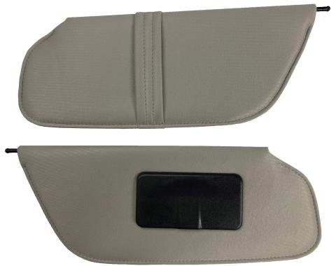 Acme Auto Sun Visor Set, Driver Side Map Strap & Passenger Side Mirror SV598