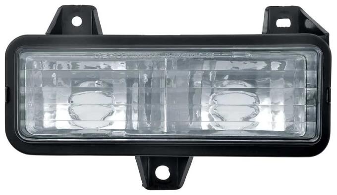 AMD Park Lamp Assembly, Single Headlamp, RH, 89-91 Chevy GMC C/K Pickup Truck Blazer Jimmy Suburban X137-4089-R