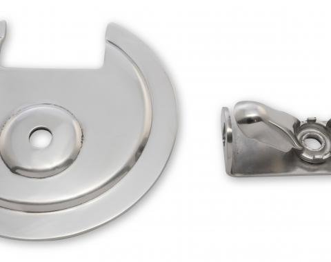 Scott Drake 1966-1977 Ford Bronco 66-77 Bronco Spare Tire Retainer Plate and Wing Nut Stainless Steel C8TZ-1424-62-SK