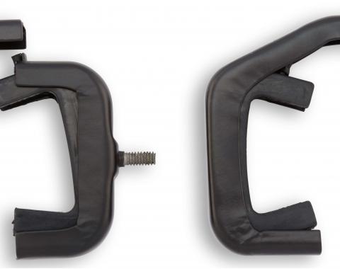 Scott Drake 1966-1977 Ford Bronco 66-77 Bronco Radiator Bracket Set (3 Row, Black) C6TZ-8A193-K