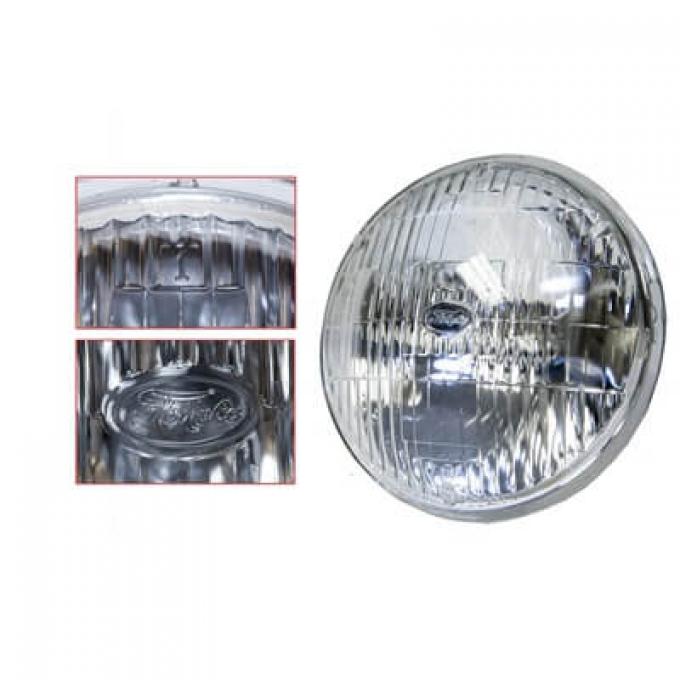 Scott Drake 1964-1973 Ford Mustang 5 3/4" High Beam Round Halogen Sealed Beam Headlamp B8AZ-13007-B