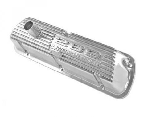 Scott Drake 1964-1973 Ford Mustang 289 Polished Aluminum Valve Covers 6A582-289P