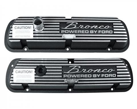 Scott Drake 1966-1977 Ford Bronco Engine Valve Cover Set 6A582-B
