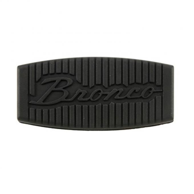 Scott Drake 1966-1989 Ford Bronco 66-89 Bronco Script Brake Pedal Pad for Automatic Transmission C6TZ-2457-B