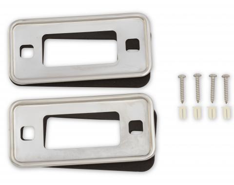 Scott Drake 1970-1977 Ford Bronco Bronco Reflector Bezels (Stainless) D0UZ-15A460-S