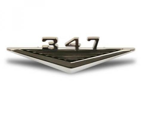 Scott Drake 1964-1966 Ford Mustang Fender Emblem, 347 C3OZ-16228-347