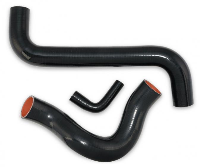 Scott Drake 1966-1977 Ford Bronco 1966-77 Bronco Silicone Radiator Hose Set (V8) C6TZ-8260-86-BK