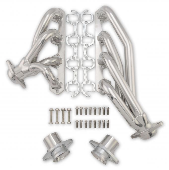 Scott Drake 1966-1977 Ford Bronco Shorty Header 1-1/2" Silver Ceramic Coated C6TZ-9430-CC-SH
