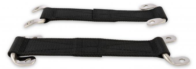 Scott Drake 1966-1977 Ford Bronco Door Straps-Pair C6TZ-9623574-BK