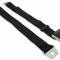 Scott Drake 1964-1973 Ford Mustang Push Button Seat Belt Black SB-BK-PBSB