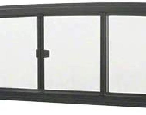 CRL Duo-Vent Four Panel Slider with Clear Glass for 1961-1966 Ford Truck