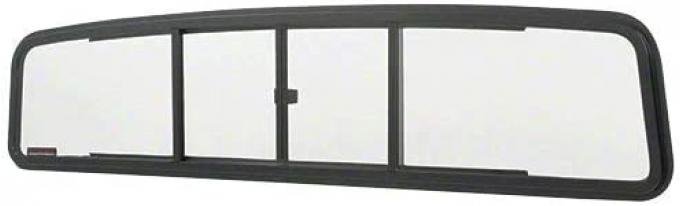 CRL Duo-Vent Four Panel Slider with Clear Glass for 1961-1966 Ford Truck