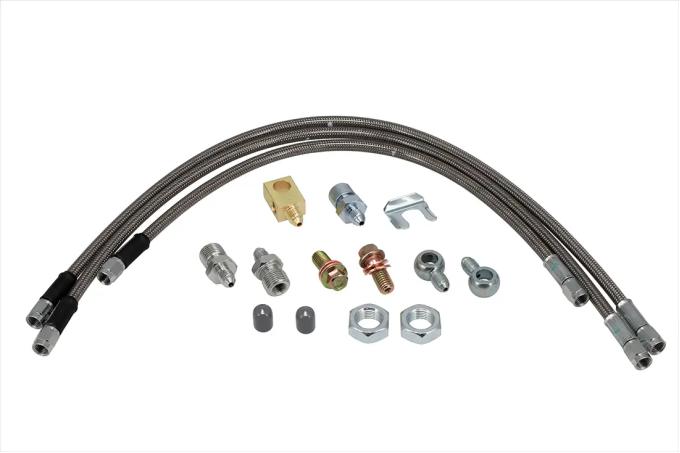 Classic Performance Pre-Bent Front and Rear Hose Kit, 3 Piece Set, Stainless Steel CT1011