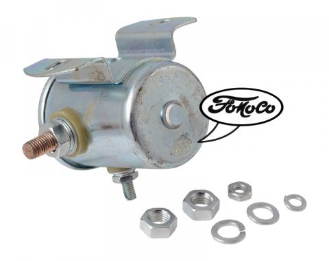 Dennis Carpenter Starter Solenoid - 6 Volt - Metal Case - 1937-51 Ford Truck, 1937-59 Ford Car, 1953-54 Ford Tractor 21A-11450-M