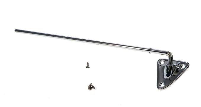 AMD Sunvisor Bracket, Chrome, LH, 60-66 Chevy GMC C/K Pickup Truck Suburban (with screws) X646-4060-LS