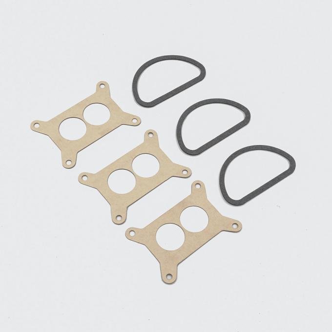 Detroit Muscle Technologies 1960-1980 Chrysler / Dodge / Plymouth Mopar 6 Pack 6bbl 2300 Carburetor Gasket Set 6pc - TAN DMT6PACK01-TAN