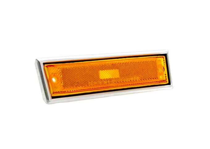 AMD Front Side Marker, with Chrome Trim, RH, 81-91 Chevy GMC Pickup Truck Blazer Jimmy Suburban X240-4081-1R