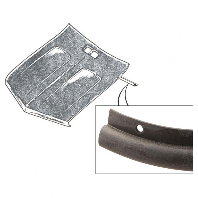 Dennis Carpenter Firewall to Hood Seal  - Fairlane - 1970-71 Ford Car D00Z-16740-A