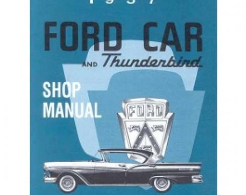 1957 Ford & Thunderbird Shop Manual, Over 500 Pages