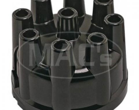 Ford Thunderbird Distributor Cap, Replacement, Black, Aluminum Contacts, For All Engines, 1957-66