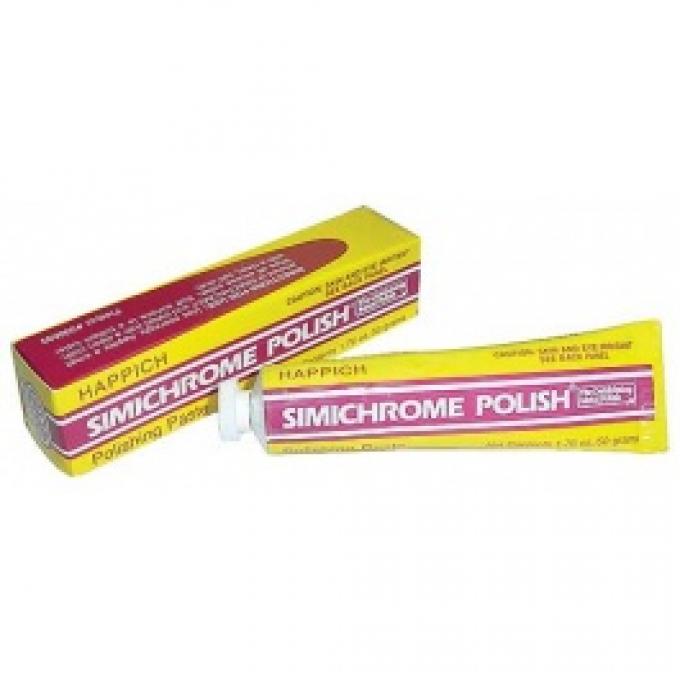 Simichrome Polish, For Brass, Chrome Or Nickel, 1.76 Oz. Tube