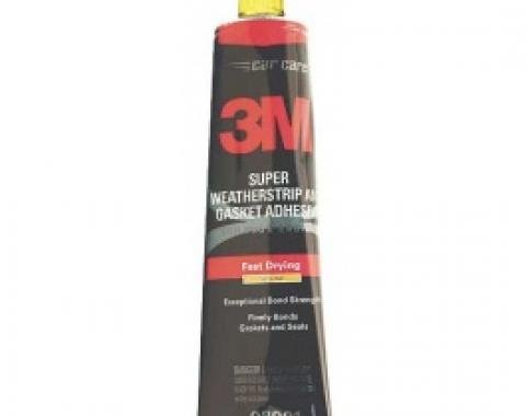 Weatherstrip Adhesive, Yellow, 3M Brand, 5 Oz. Tube