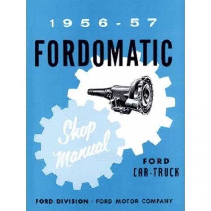 Ford-O-Matic Transmission Manual, 64 Pages, 1956-57