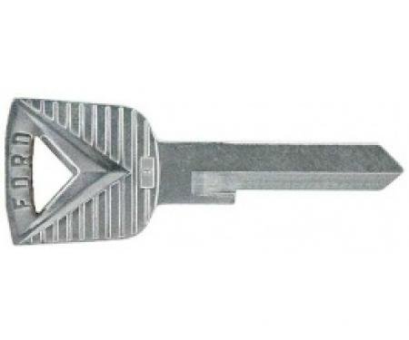 Ford Thunderbird Ignition Key Blank, Single Side, 1955-64