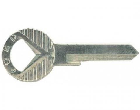 Ford Thunderbird Trunk Key Blank, Single Side, 1955-64