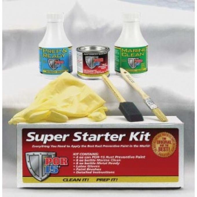 POR-15 Super Starter Kit, Gloss Black