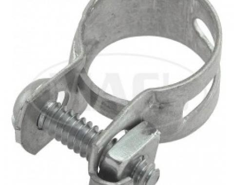 Ford Thunderbird Power Steering Pump Return Line Clamp, Original Style With Correct Screw, 1955-57