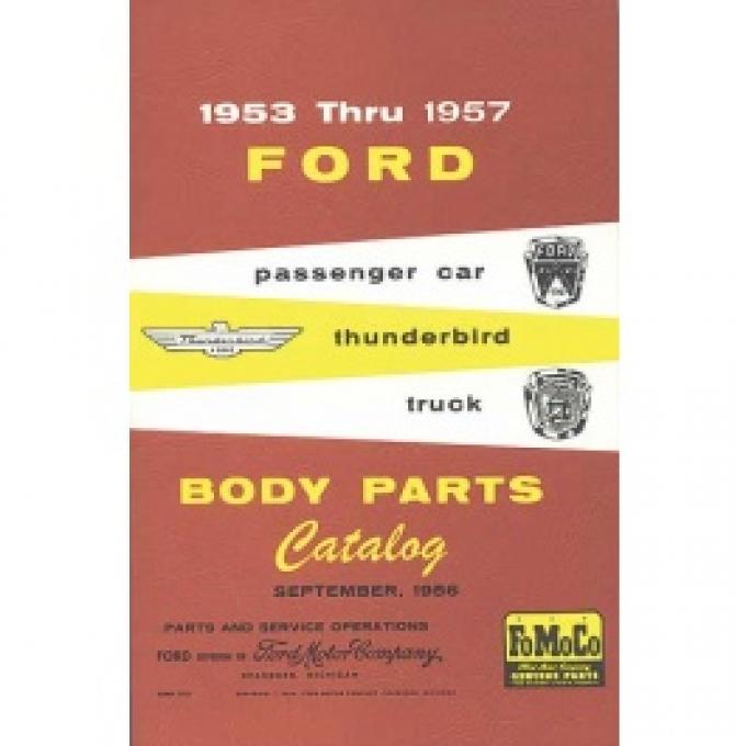 Ford & Thunderbird Body Parts Catalog, 456 Pages