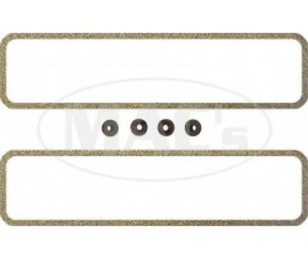 Ford Thunderbird Valve Cover Gasket Set, Cork, Includes Grommets, 292 & 312 V8, 1955-57