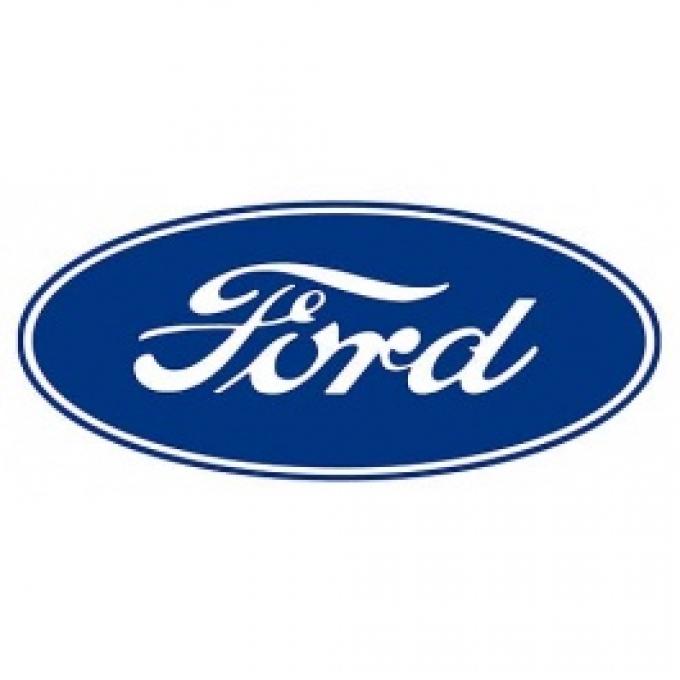 Decal, Ford Oval, 17 Long, White Background