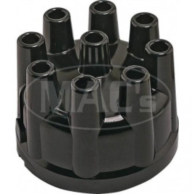 Ford Thunderbird Distributor Cap, Replacement, Black, Aluminum Contacts, For All Engines, 1957-66