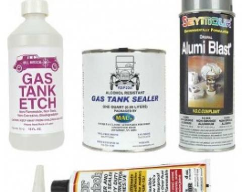 Gas Tank Refurbishing Kit, 4-Pieces, 1955-79