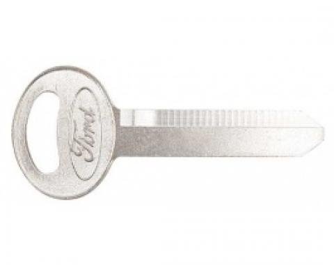 Ford Thunderbird Key Blank, Trunk, Double Sided, 1965-66