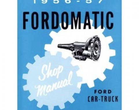 Ford-O-Matic Transmission Manual, 64 Pages, 1956-57