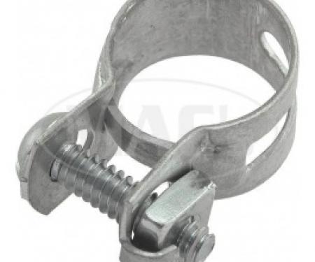 Ford Thunderbird Power Steering Pump Return Line Clamp, Original Style With Correct Screw, 1955-57