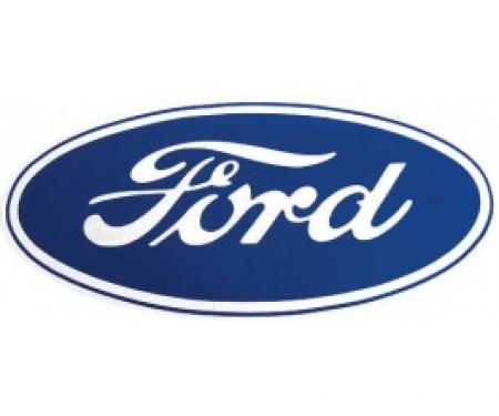 Decal, Ford Oval, 17 Long, Clear Background